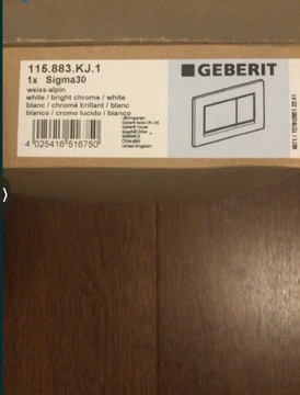Кнопка смыва унитаза Geberit Sigma 30 белая