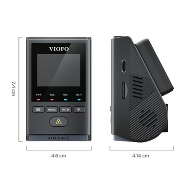 VIOFO A119 MINI 2-G GPS-регистратор маршрутов