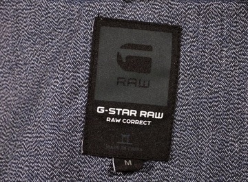 G-STAR RAW kurtka BLUE zipper BOMBER JACK _ M