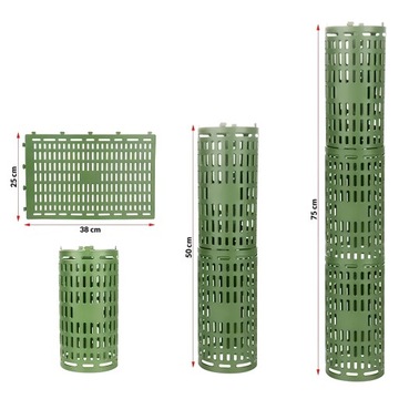 Покрытие для ствола дерева Защитная пленка для дерева 38 x 25 см - Зеленый