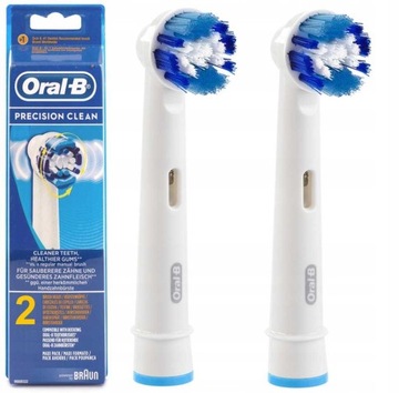 2x KOŃCÓWKI ORYGINALNE ORAL-B PRECISION CLEAN EB20 DO VITALITY