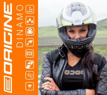 Шлем ORIGINE DINAMO KIDS FOOLISH глянцевый желтый черный YS