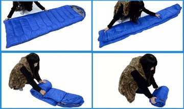 ТЕПЛЫЙ СПАЛЬНИК ЭКСТРЕННЫЙ 0,95КГ ТУРИСТ 2В1