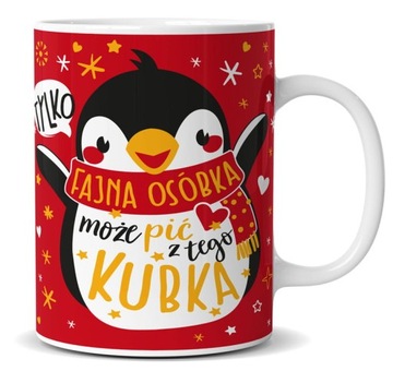 MEGA KUBEK PORCELANOWY, Prezent na Święta dla Matki Ojca Dziadka Babci