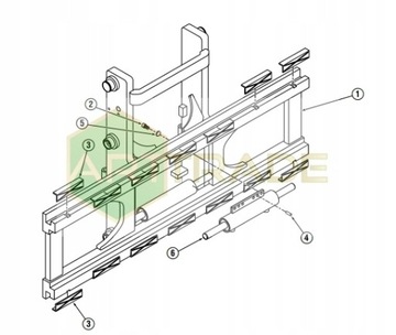 CASCADE Ślizg do Pozycjonera 70R, 80R, 100R, 110R