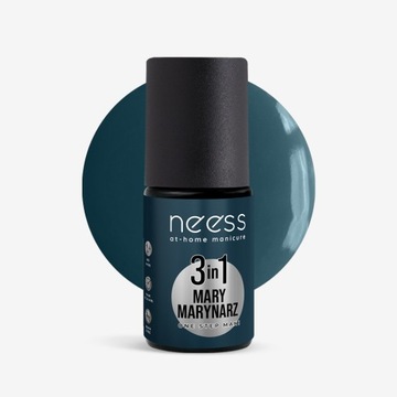 NEESS Lakier hybrydowy One Step 3in1 Mary Marynarz 4 ml