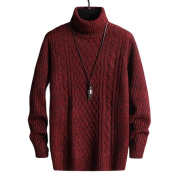 Korean Fashion Sweater Mock Neck Sweater Knit Pull