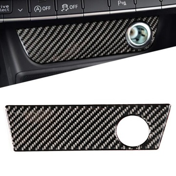 Osłona panelu zapalniczki Naklejka wykończeniowa Akcesoria z włókna PB