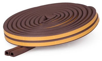 USZCZELKA SAMOPRZYLEPNA OKIEN DRZWI 7,4x9mm BRĄZ D