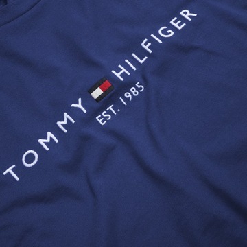 T-shirt koszulka męska Tommy Hilfiger okrągły dekolt niebieska r. M