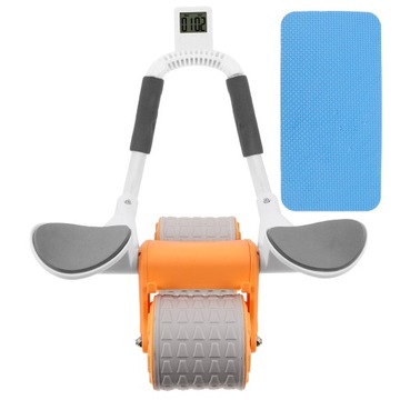 KOŁO BRZUSZNE AUTOMATYCZNE Z ODBICIEM I PODPÓRKĄ TRENING ROLLER FITNESS