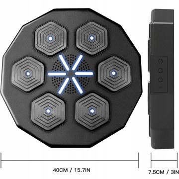 БОКСЕРСКИЙ МАШИНА ДЛЯ МУЗЫКАЛЬНЫХ ЦЕЛЕЙ LED 40см