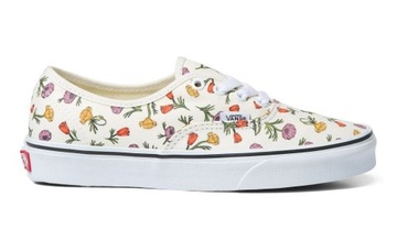 Damskie buty trampki vansy Vans Authentic POPPY FLORAL CREAM kwiaty 37