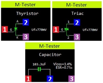LCR-T1 RLC измерительный прибор для проверки транзисторов