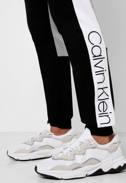 CALVIN KLEIN SPODNIE DRESOWE LOGO ATHLEISURE S