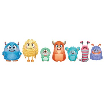 NAKLEJKA NA ŚCIANĘ KIDS STWORKI POTWORKI 120x28,5