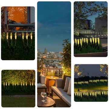 СОЛНЕЧНАЯ СВЕТОДИОДНАЯ САДОВАЯ ЛАМПА PAMPASS GRASS LIGHT DECORATION 2 шт.