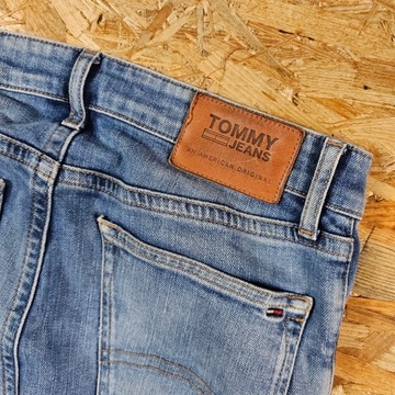 Spodnie Jeansowe TOMMY HILFIGER SIMON SKINNY Niebieskie Dżins Denim 32x34