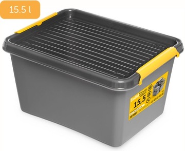 PUDEŁKO POJEMNIK Z POKRYWKĄ SolidStoreBox 15,5 L
