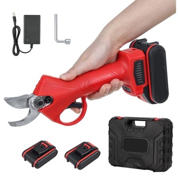 SEKATOR AKUMULATOROWY NOŻYCE ELEKTRYCZNE DO GAŁĘZI +2XAKU 30mm 21V