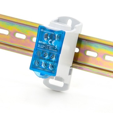 МОСТ ГЛАВНОГО РАСПРЕДЕЛИТЕЛЬНОГО БЛОКА ДЛЯ СОЕДИНИТЕЛЬНОЙ ШИНЫ МОНОБЛОКА НА DIN-РЕЙКЕ 160А