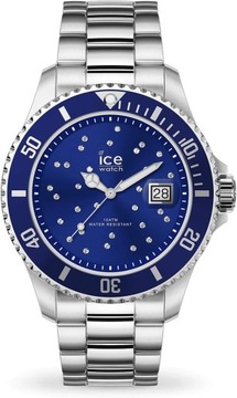 Ice-Watch Zegarek Ice Steel 016773 Blue Cosmos/Silver KRZYSTAŁY SWAROWSKI