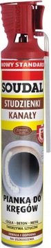 SOUDAL PIANKA DO KRĘGÓW KANAŁÓW WODOSZCZELNA 750ml