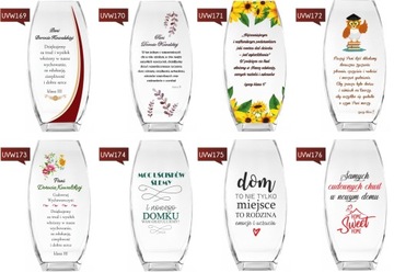 Ваза с принтом ПОДАРОК ​​на годовщину свадьбы 10 20 25 30