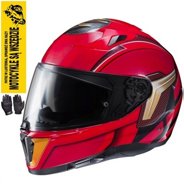 INTEGRALNY KASK HJC i70 THE FLASH DC COMICS RED M