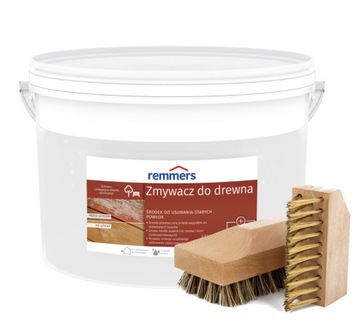 Remmers ZMYWACZ DO DREWNA tarasu 2,5L SZCZOTKA