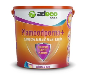 PLAMOODPORNA+ CERAMICZNA FARBA DO WNĘTRZ 2,5L