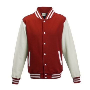 BLUZA BASEBALL GRUBA ROZPINANA BAWEŁNIANA MĘSKA XL