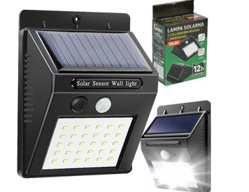 LAMPA SOLARNA 20LED Z CZUJNIKIEM RUCHU I ZMIERZCHU / 4182