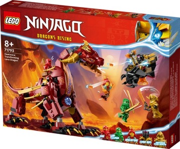 LEGO NINJAGO 71793 Lawowy smok zmieniający się w falę ognia