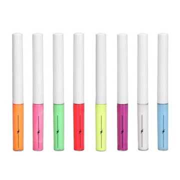 ZESTAW 8 KOLORÓW GLOW NEON LIQUID EYELINER KOLOROWY SZYBKOSCHNĄCY