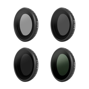 4 PAKIET FILTRÓW ND ND8 ND16 ND32 CPL DO INSTA360 GO 3S