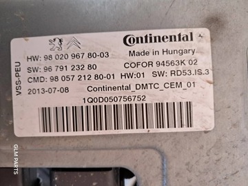 CITROEN DS4 ORAZ C4 II B7 MODUL CÍVKA KONDENZÁTOR START STOP KOMPLET