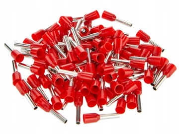 НАКОНЕЧНИКИ ДЛЯ МЕДНОЙ ЛИНИИ ИЗОЛИРОВАННЫЕ ВТУЛКИ 0,5-4,0мм2 600шт.