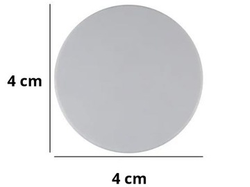 РУЧКА ДВЕРНАЯ САМОКЛЕЯЩАЯСЯ НАСТЕННАЯ, СЕРЫЙ СТОПОР, 40мм, 1 шт.