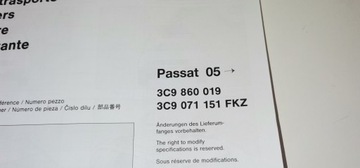 NOVÉ ORIGINÁLNÍ VW PASSAT B6 B7 NOSNÍKU STŘEŠNÍ KUFR 3C9860019