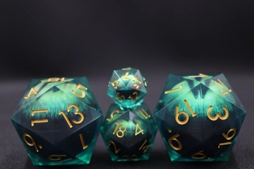 ВРАГ В КУСТАХ LIQUID DICE D20 3,3 CM RPG DICE