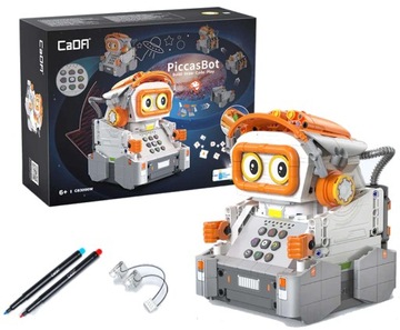 KLOCKI CADA ROBOT KREATYWNY PICCASBOT DO PROGRAMOWANIA 461 EL. STEROWANY