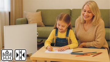 инфракрасный обогреватель WERTBERG IR панельный радиатор 800 Вт | Пульт дистанционного управления Tuya WiFi