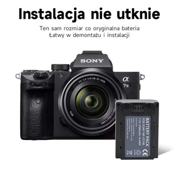 Аккумулятор NP-FZ100 с чехлом-зарядным устройством, 2 шт. для Sony a9 A9M2 a7R III a7c A6600