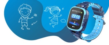 УМНЫЕ ЧАСЫ ДЛЯ ДЕТЕЙ CALMEAN ACTIVE GPS IP67 SIM