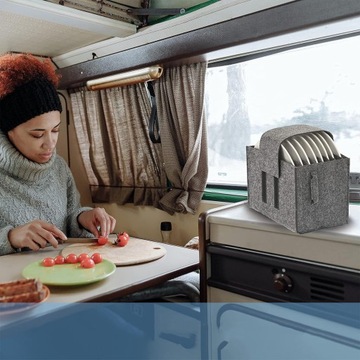 СУМКА ДЛЯ ХРАНЕНИЯ ПОСУДЫ ТАРЕЛКИ КРУЖКИ ОРГАНИЗАТОРЫ ДЛЯ КЕМПИНГА 2 ШТ.