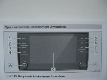 SKODA KAROQ 2017-2021 Руководство пользователя на польском языке, оригинальный цвет, 11/2017