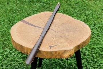 Ложка для обуви деревянная LONG 73 см, цвет красного дерева.