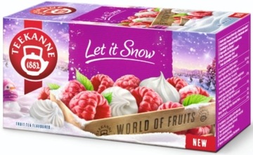 TEEKANNE HERBATKA OWOCOWA LET IT SNOW BEZA MALINA HIBISKUS 20 TOREBEK