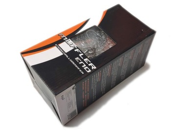 БЕСПЛАТНАЯ ПОДАРОК# НАКОНЕЧНИК ВЫХЛОПНОЙ НЕРЖАВЕЮ НЕРЖАВЕЮЩИЙ СИНИЙ ХРОМ 2x63 мм